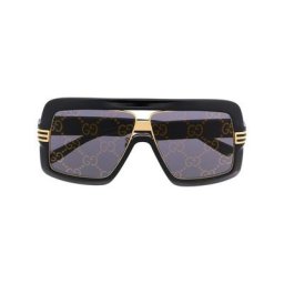 Gucci Lunettes de soleil oversize à monture carrée