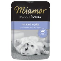 22x100g Ragout Royal bœuf Miamor - Nourriture pour Chat