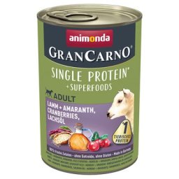 6x400g Adult Superfoods agneau, amarante, cranberries, huile de saumon Animonda GranCarno