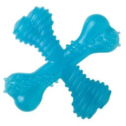 Jouet Os Nylabone X-Bone pour chiot - L 9 x l 9 x H 3,5 cm