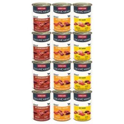 Lot Animonda GranCarno Original 12 x 400 g pour chien - lot mixte 3, 3 variétés