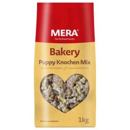 2x1kg Friandises MERA Bakery Puppy Mélange d'os - Friandises pour chien