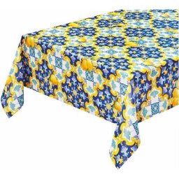 Nappe de Cuisine Résistante aux Taches Moderne Tissu Ciré Plastifié Housse de Table de Protection