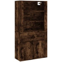 Buffet haut Chêne fumé Bois d'ingénierie vidaXL - Chêne fumé