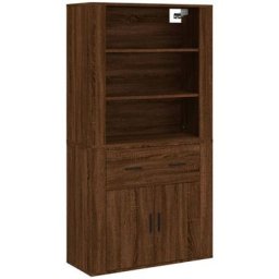 Buffet haut Chêne marron Bois d'ingénierie Vidaxl Chêne marron