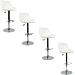Wyctin - Hofuton Tabouret de Bar Lot de 4 avec Siège Bien Rembourré, en Cuir Artificiel Chaise de