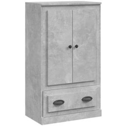 Buffet haut gris béton 60x35,5x103,5 cm bois d'ingénierie Vidaxl Gris béton