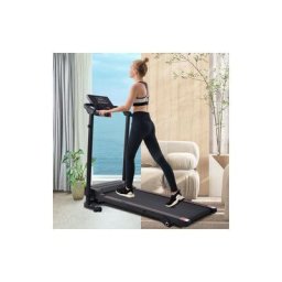 Tapis roulant de fitness avec affichage led 1-12 km/h 12 Programmes Support pour