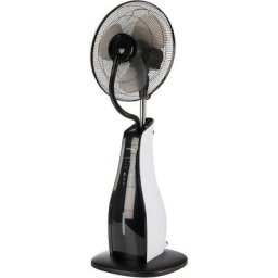 Ventilateur brumisateur oscillant KORONA 81102 80W 3 vitesses H120cm D40cm Télécommande Noir