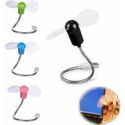 Lot de 4 mini ventilateurs portables usb alimentés par usb pour ordinateur portable ou pc