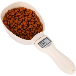 Leisei - Cuillère électronique Balance pour Aliments de chats chiens, Cuillere doseuse g, ml,