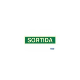 SeÑal lumuniscente 400x100mm