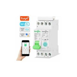 Tuya Wifi Disjoncteur intelligent Télécommandes sans fil Application pour téléphone portable