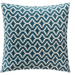 Housse Coussin Ethnique Bleu - Atmosphera créateur d'intérieur - Bleu