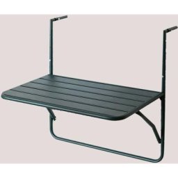 Sklum - Table de jardin rectangulaire suspendue et pliante (70x45,5 cm) Janti Vert Jungle - Vert