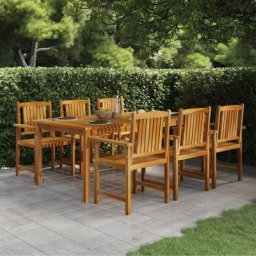 Table de jardin Contemporain - Table à manger de jardin - 200x100x74 cm Bois d'acacia solide