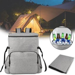 Sac isotherme Sac de Pique-Nique, Sac à Dos Isotherme à Glacière Cooler Backpack Bag,Portable pour