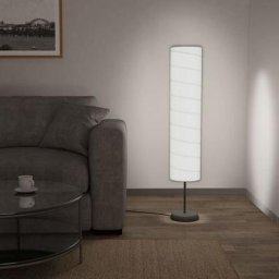 Lampadaire avec support Lampe sur Pied | Lampadaire salon 121 cm Blanc E27 74297 - Blanc