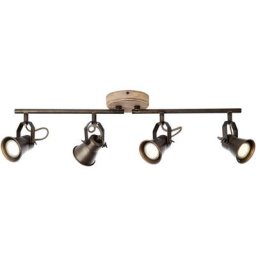 Plafonnier 4 lampes design Seed BRILiant - Noir