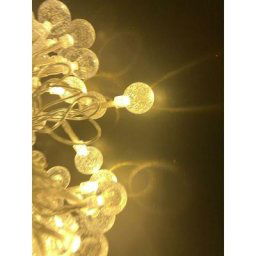 Guirlande lumineuse sphérique guirlande lumineuse extérieure/intérieur avec prise,(Boule à bulles