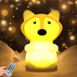 Veilleuse enfants renard veilleuse bébé lampe de chevet encore lumière dimmable chambre d'enfant