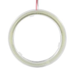 1 paire Auto Halo anneaux Angel Eye cob puces phare drl led pour moto voiture 70mm
