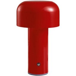 Doact Lampe de Table Champignon, Abat-jour en Acrylique Perles Lumineuses led Lampe de Table