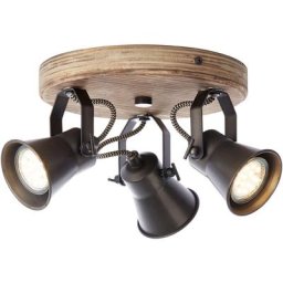 Plafonnier 3 lampes design Seed BRILiant - Noir