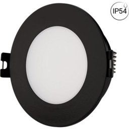Barcelona Led - Collerette downlight étanche ronde pour ampoule GU10 / MR16 - Diffuseur opale