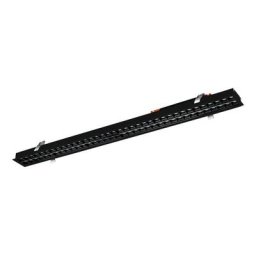Linéaire led encastrable 40W UGR18 Puces Osram Noir - Blanc Extra Chaud - Noir