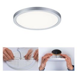 Paulmann - Panneau enc areo VariFit IP44 13W 4000K 175mm Chrome mat syn