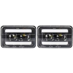 Moto Rectangulaire 4X6 Pouces Led Phare Projecteur Haut Bas Faisceau Scellé Pour Drz Xr250 Xr400 Xr