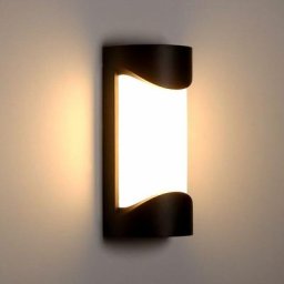 Applique Murale led Intérieur/Extérieur 10W Étanche IP65 Anthracite Aluminium Éclairage Décoration