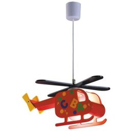 Rabalux - Lampe suspension de pépinière plastique hélicoptère plastique coloré b: 36cm h: 95cm
