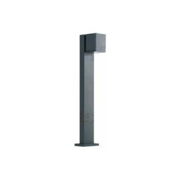 Potelet à fixer au sol pour 1 ampoule GU10 étanche IP44 Anthracite