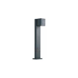 Potelet à fixer au sol pour 1 ampoule GU10 étanche IP44 Anthracite