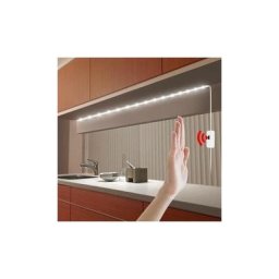 Bandes lumineuses à led blanches, bande de lumière led à intensité variable améliorée de 5 m,