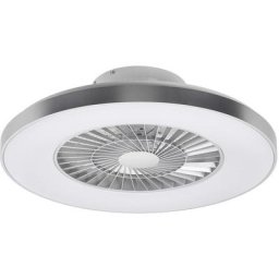 Led Ventilateur de plafond avec lampe à intensité variable 'Orligo' en métal pour salon & salle à