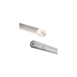 Kit de Réglette led étanche + Tube Néon led 60cm T8 10W - Blanc Froid 6000K - 8000K - Blanc Froid