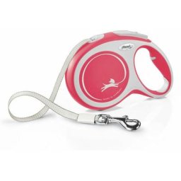 Laisse New Comfort l Tape 8 m red Flexi CF30T8-251-R-20 - Rouge