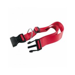 Ferplast - Collier chien ou chat uni nylon T3 Rouge 45-70 cm / 25 mm