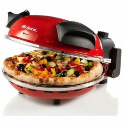 Four a pizza Da Gennaro 1200 w Rouge et noir - Ariete