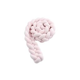 Seenlin - Lit de bébé anti-collision doux noué coussin couleur solide deux brins de torchon longue
