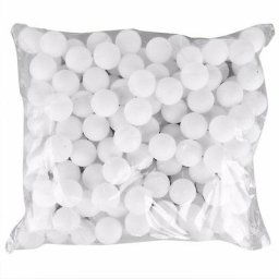 Leisei - Balles de tennis de table de ping-pong 40 mm blanches sans logos 150 a Pack