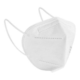 Boîte de 20 masques respiratoires pliables jetables FFP3 sans valve bfe ≥ 99 % - MASQUES14 - Blanc