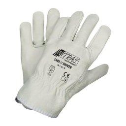 Gant Driver taille 9 gris cuir bovin plein en 388 catégorie epi ii - Nitras