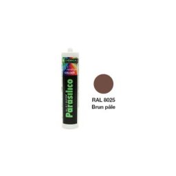 Mastic silicone prestige colour ton brun cart300ml - Teinte : Brun pale 8025 DL Teinte : Brun pale