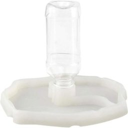 Fontaine à boire tortue, 2 en 1 bol anti-débordement fontaine à boire alimentaire, bol en plastique