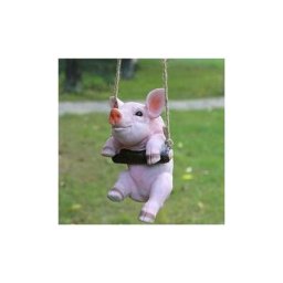 Animaux de statue de jardin oscillants, décor de figurines de jardin à suspendre amusantes,