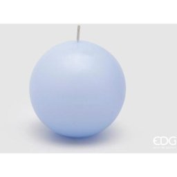 Bougie classe sphère D8 bleu bord